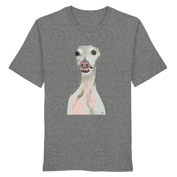 Italienisches Windspiel #12 ... Organic Unisex T-Shirt ... Charakterköpfe