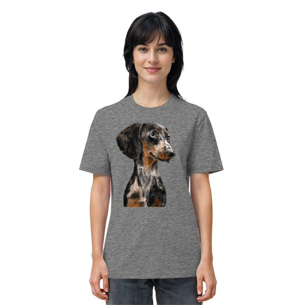 Dackel #2 ... Organic Unisex Shirt ... Charakterköpfe