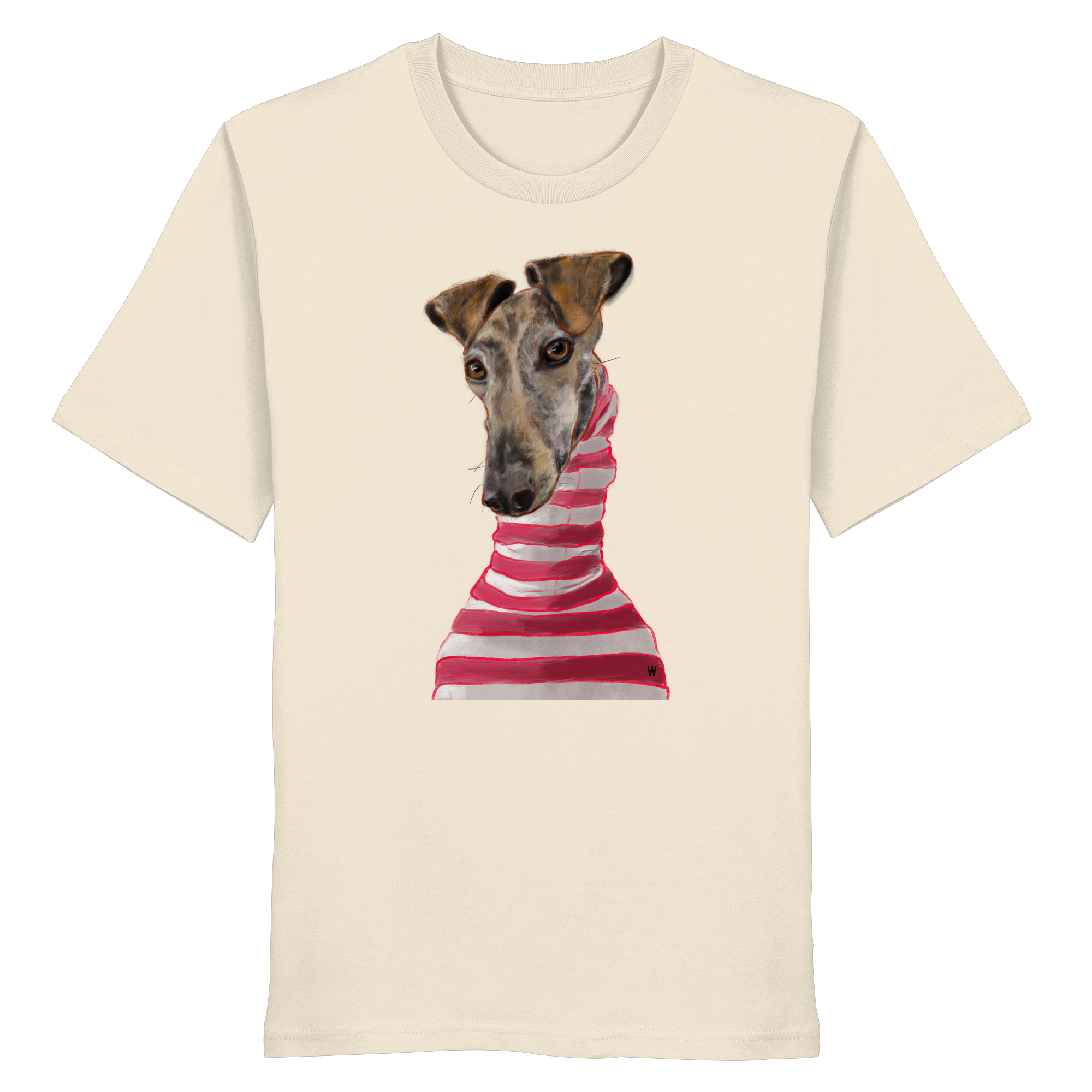Galgo #2 ... Organic Unisex T-Shirt ... Charakterköpfe