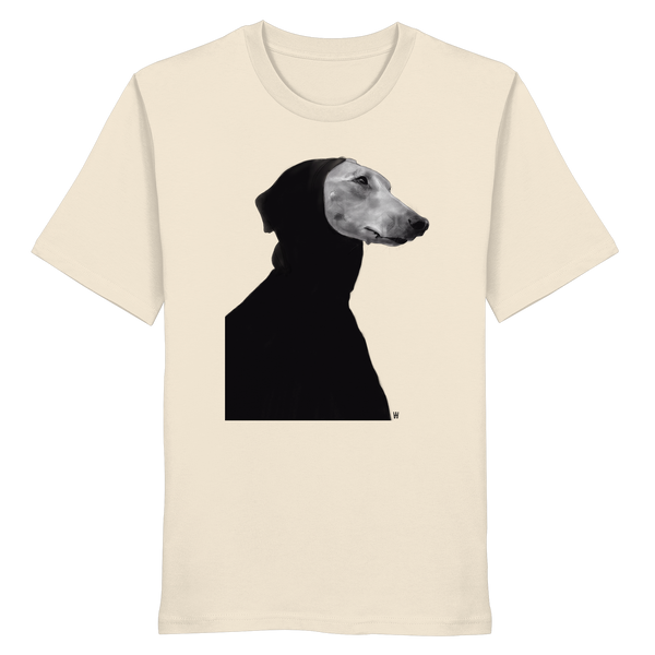 Whippet #12 ... Organic Unisex Shirt ... Charakterköpfe