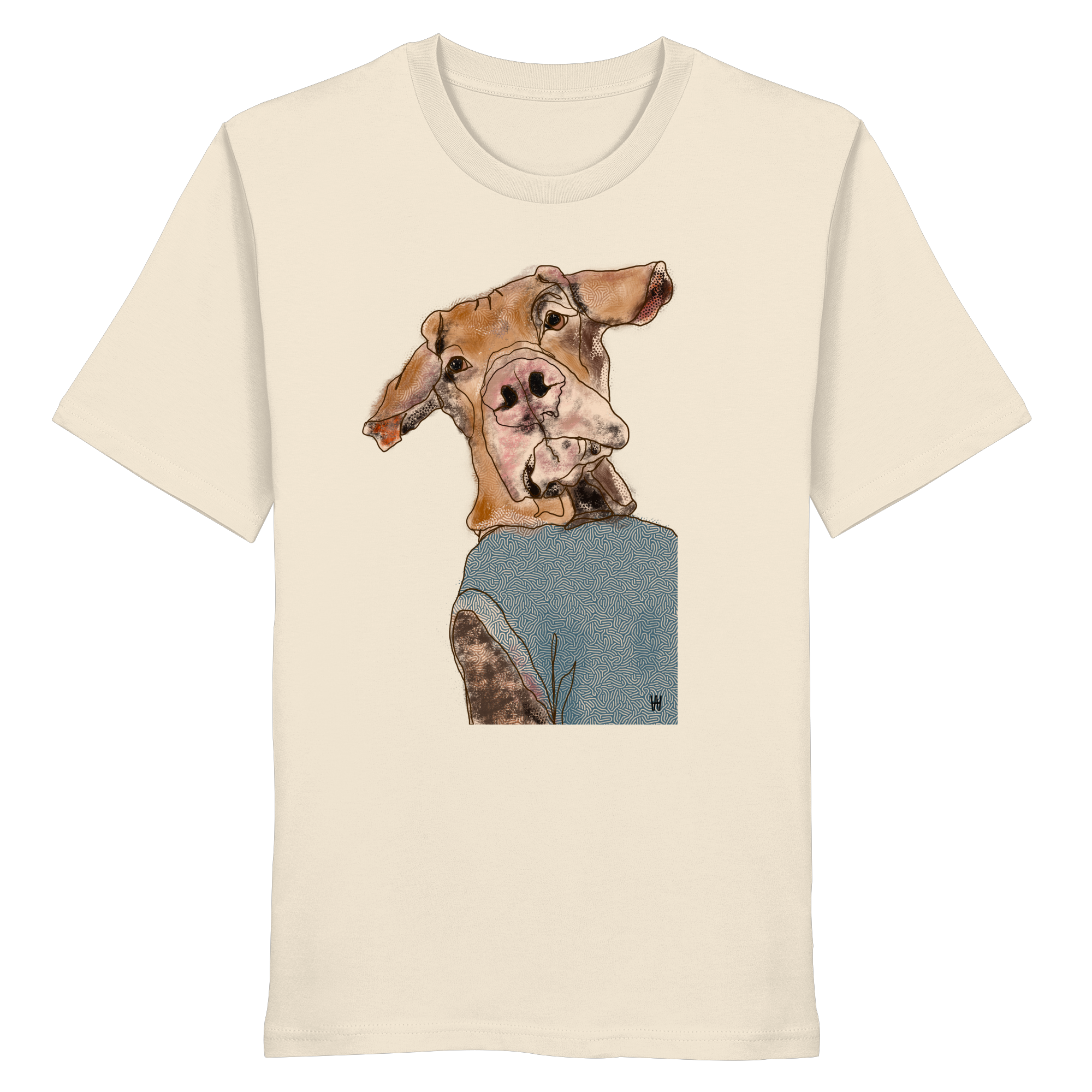 Magyar Vizsla #1 ... Organic Unisex Shirt ... Charakterköpfe
