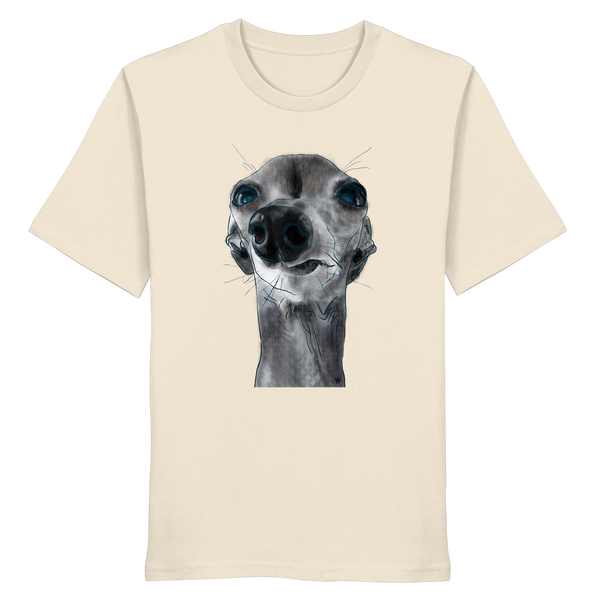 Italienisches Windspiel #6 ... Organic Unisex T-Shirt ... Charakterköpfe
