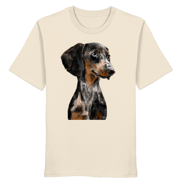 Dackel #2 ... Organic Unisex Shirt ... Charakterköpfe