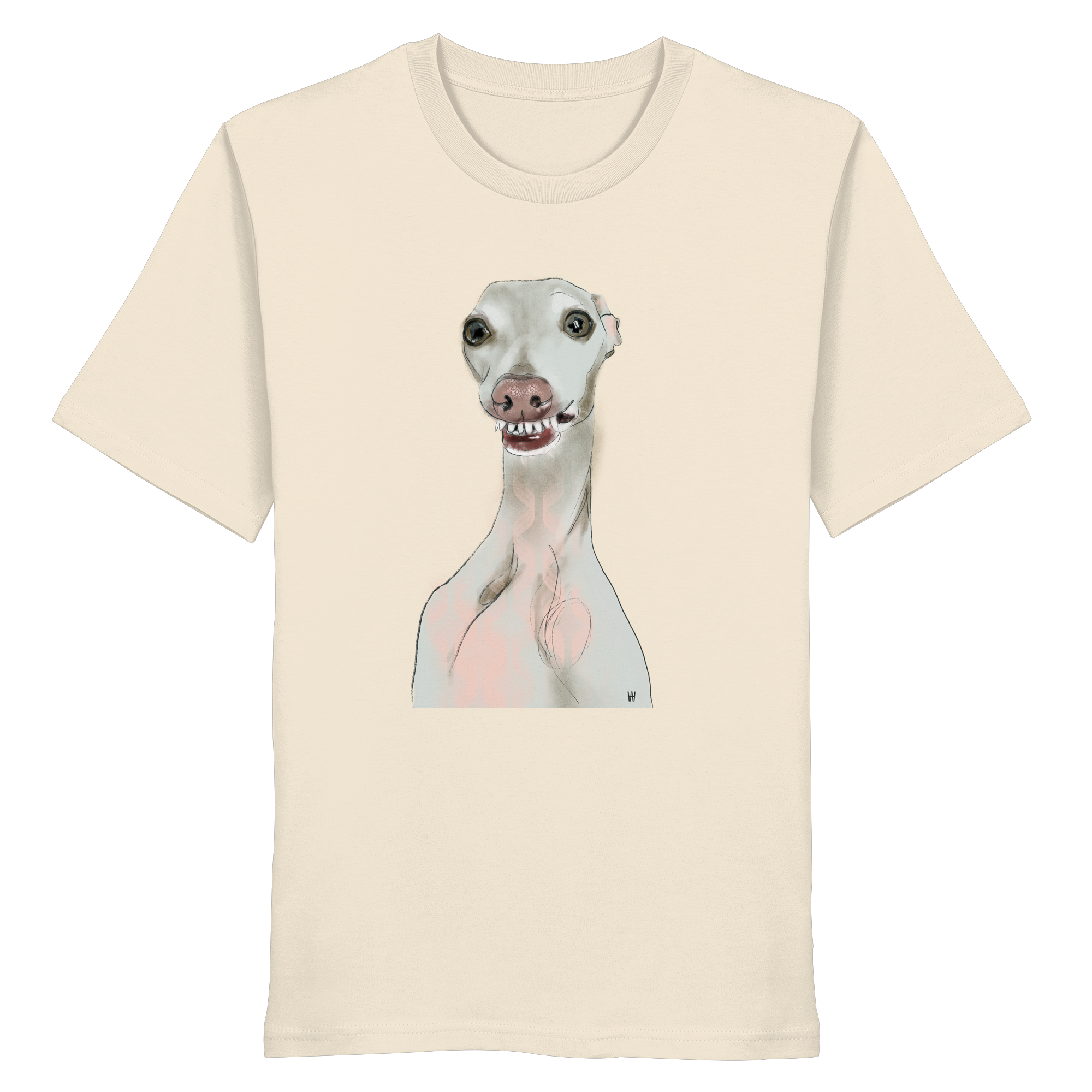 Italienisches Windspiel #12 ... Organic Unisex T-Shirt ... Charakterköpfe
