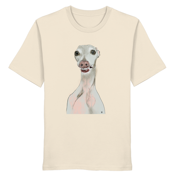 Italienisches Windspiel #12 ... Organic Unisex T-Shirt ... Charakterköpfe