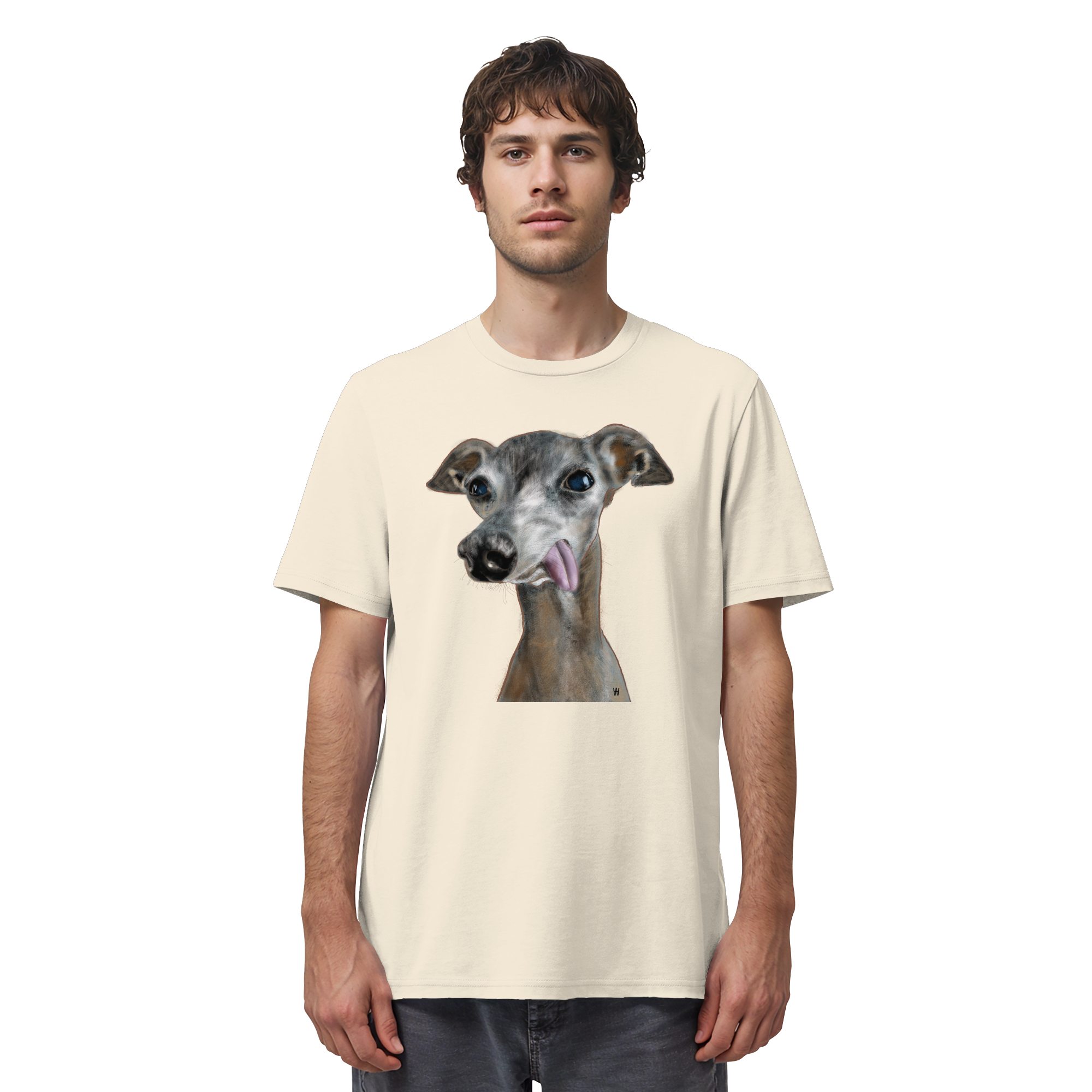 Italienisches Windspiel #8 ... Organic Unisex T-Shirt ... Lieblingsmomente