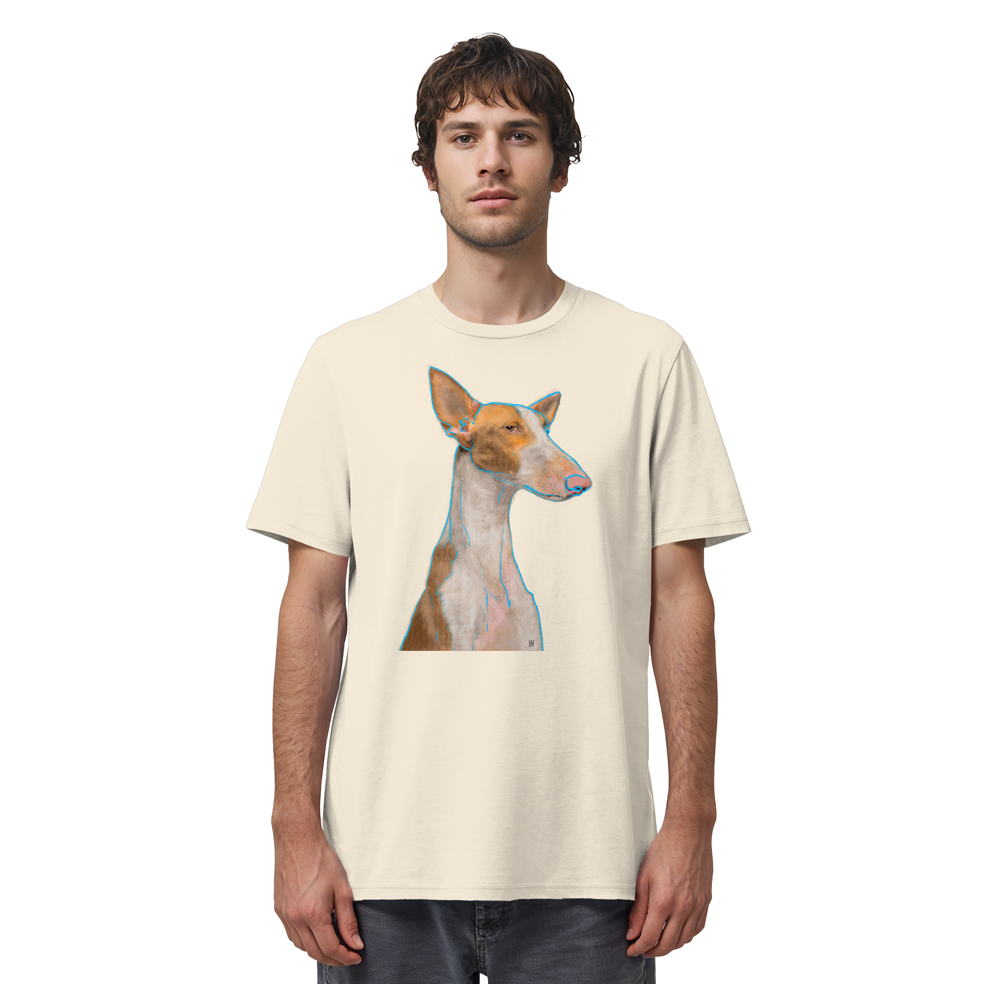Podenco #3 ... Organic Unisex T-shirt ... Seelenstudien