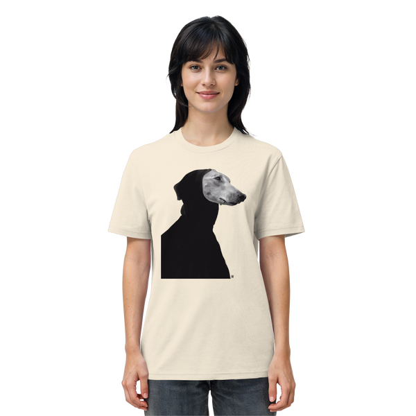 Whippet #12 ... Organic Unisex Shirt ... Charakterköpfe