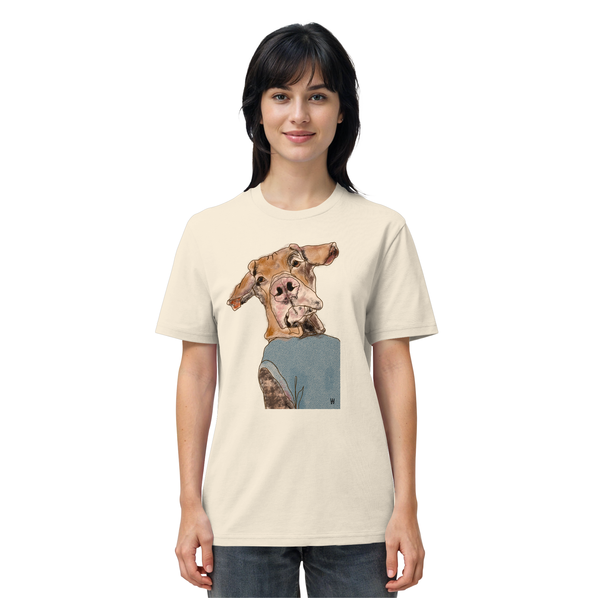 Magyar Vizsla #1 ... Organic Unisex Shirt ... Charakterköpfe