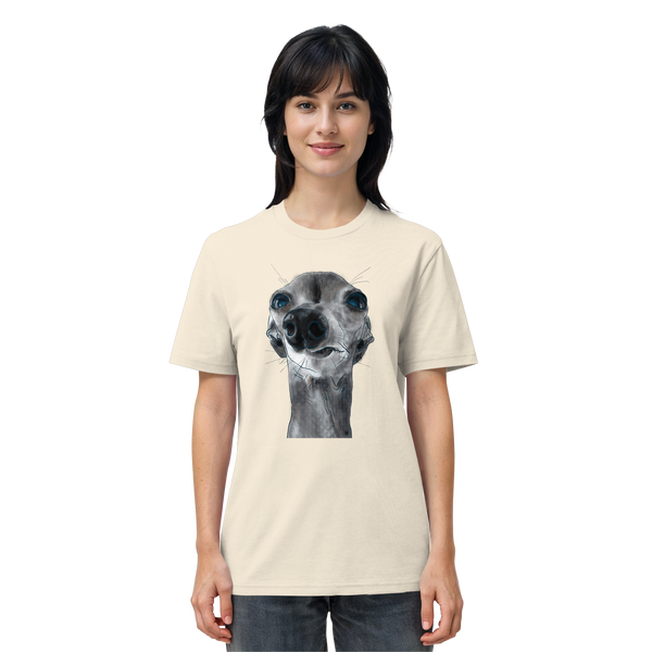 Italienisches Windspiel #6 ... Organic Unisex T-Shirt ... Charakterköpfe