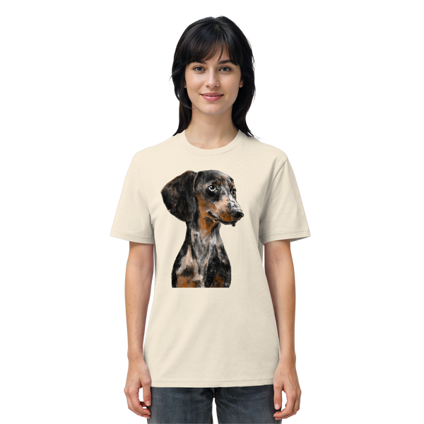 Dackel #2 ... Organic Unisex Shirt ... Charakterköpfe