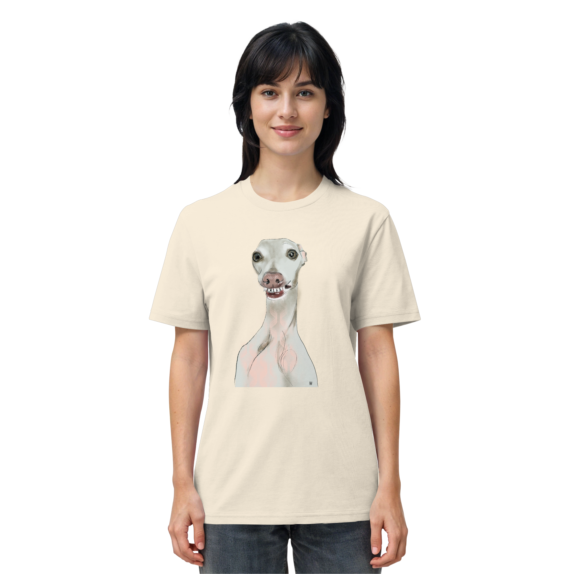 Italienisches Windspiel #12 ... Organic Unisex T-Shirt ... Charakterköpfe