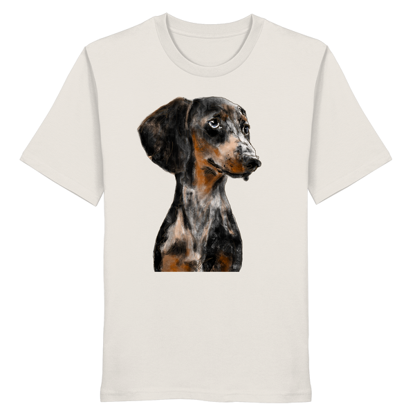 Dackel #2 ... Organic Unisex Shirt ... Charakterköpfe