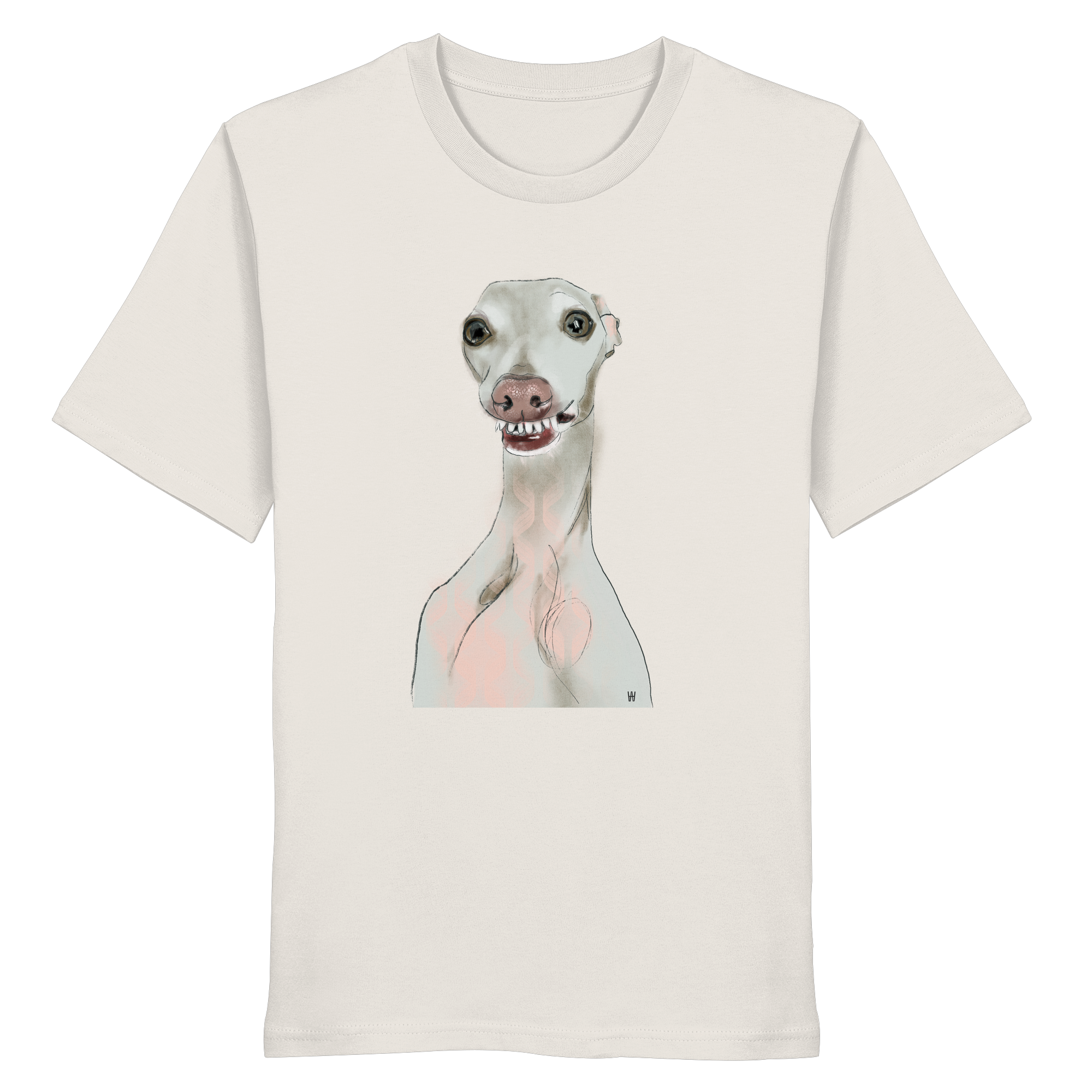 Italienisches Windspiel #12 ... Organic Unisex T-Shirt ... Charakterköpfe