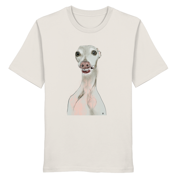 Italienisches Windspiel #12 ... Organic Unisex T-Shirt ... Charakterköpfe