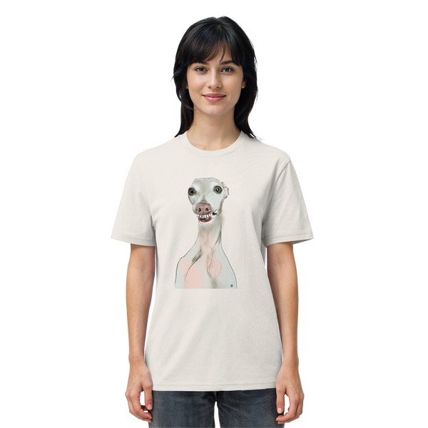 Italienisches Windspiel #12 ... Organic Unisex T-Shirt ... Charakterköpfe