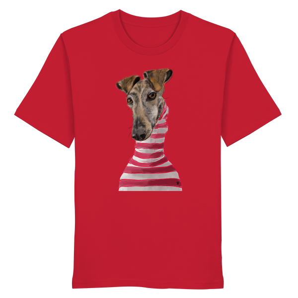 Galgo #2 ... Organic Unisex T-Shirt ... Charakterköpfe