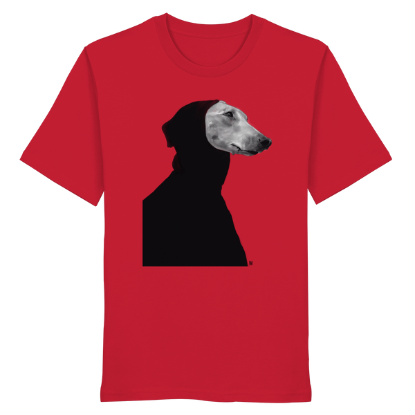 Whippet #12 ... Organic Unisex Shirt ... Charakterköpfe