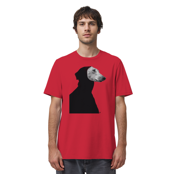 Whippet #12 ... Organic Unisex Shirt ... Charakterköpfe