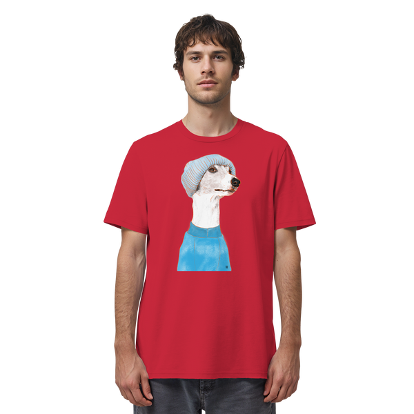 Whippet #3 ... Organic Unisex T-Shirt ... Charakterköpfe