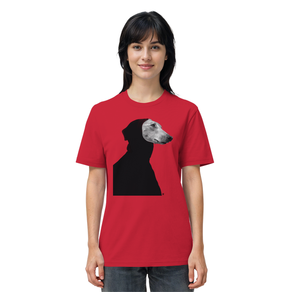 Whippet #12 ... Organic Unisex Shirt ... Charakterköpfe