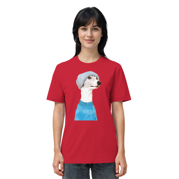 Whippet #3 ... Organic Unisex T-Shirt ... Charakterköpfe