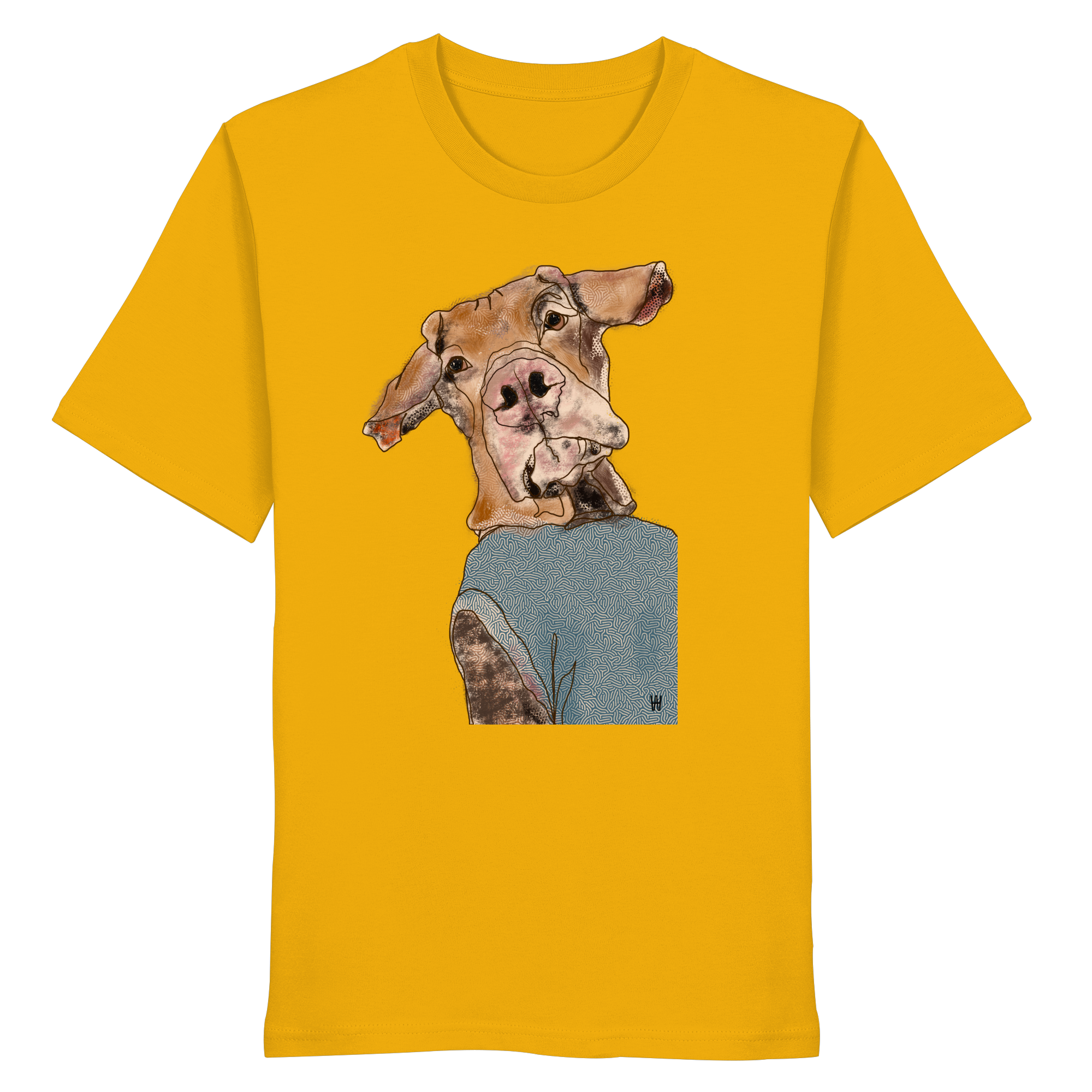 Magyar Vizsla #1 ... Organic Unisex Shirt ... Charakterköpfe