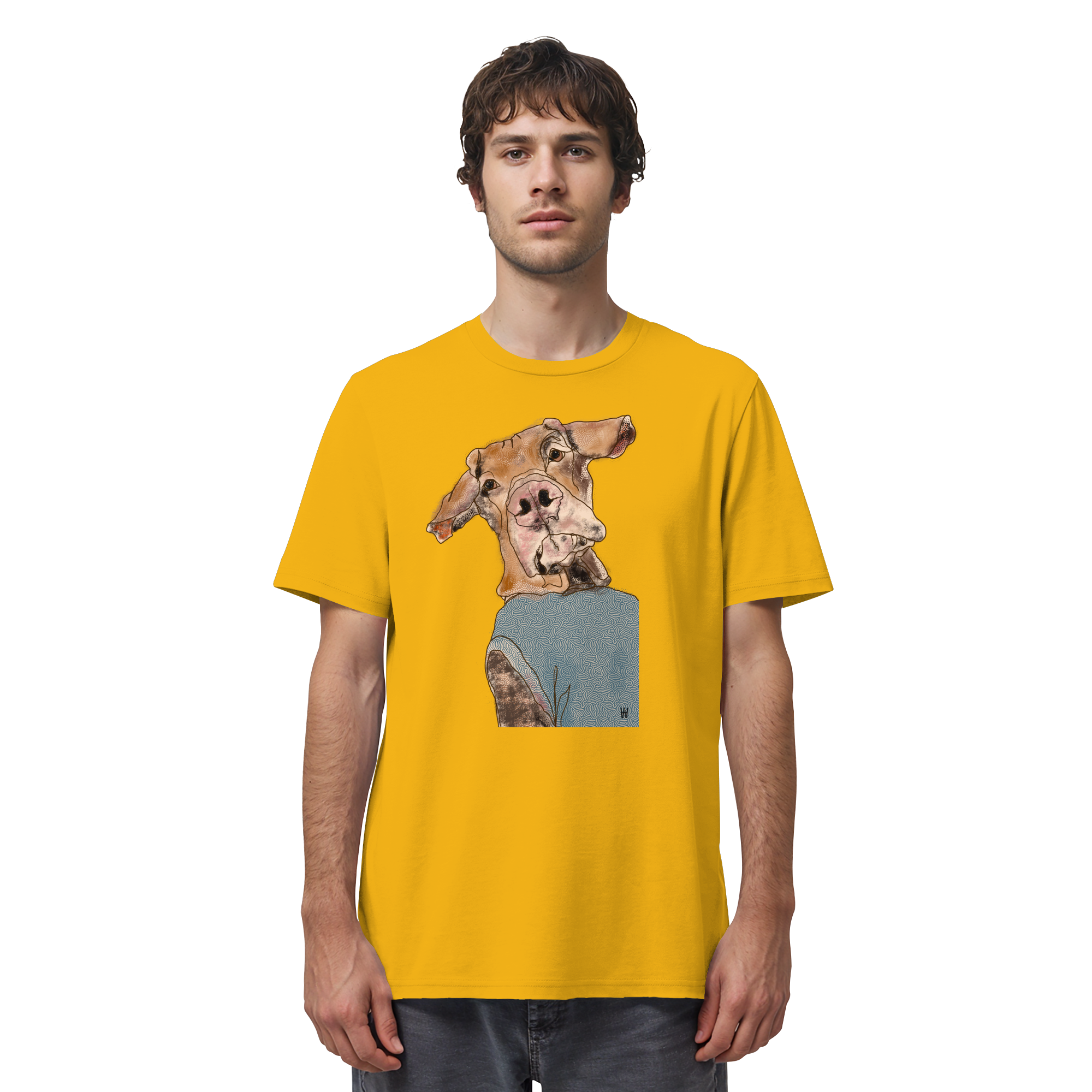Magyar Vizsla #1 ... Organic Unisex Shirt ... Charakterköpfe