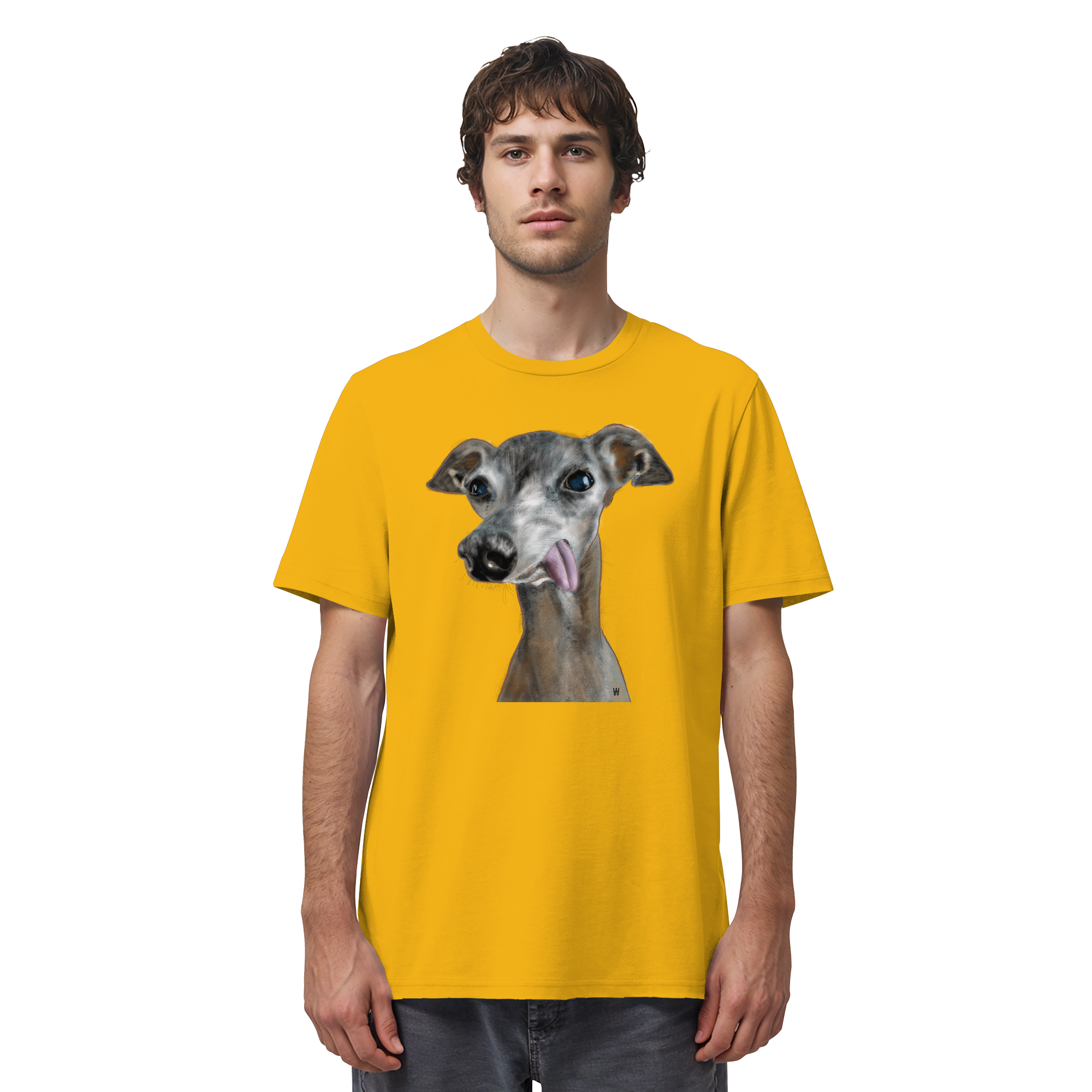 Italienisches Windspiel #8 ... Organic Unisex T-Shirt ... Lieblingsmomente