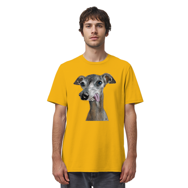 Italienisches Windspiel #8 ... Organic Unisex T-Shirt ... Lieblingsmomente