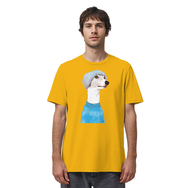 Whippet #3 ... Organic Unisex Shirt ... Charakterköpfe