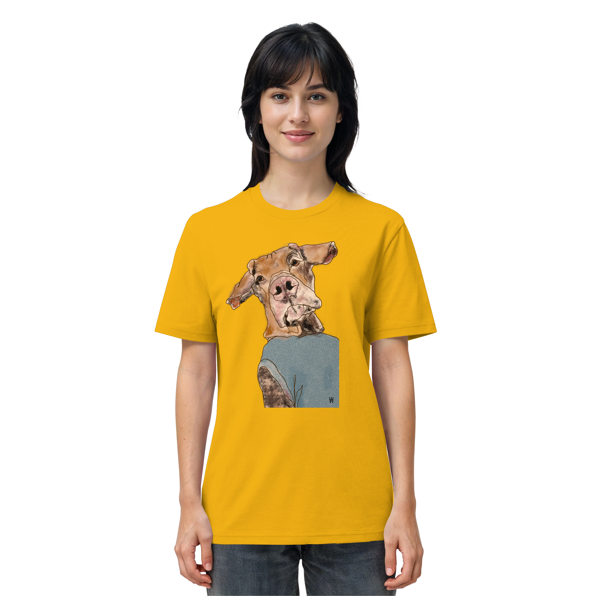 Magyar Vizsla #1 ... Organic Unisex Shirt ... Charakterköpfe