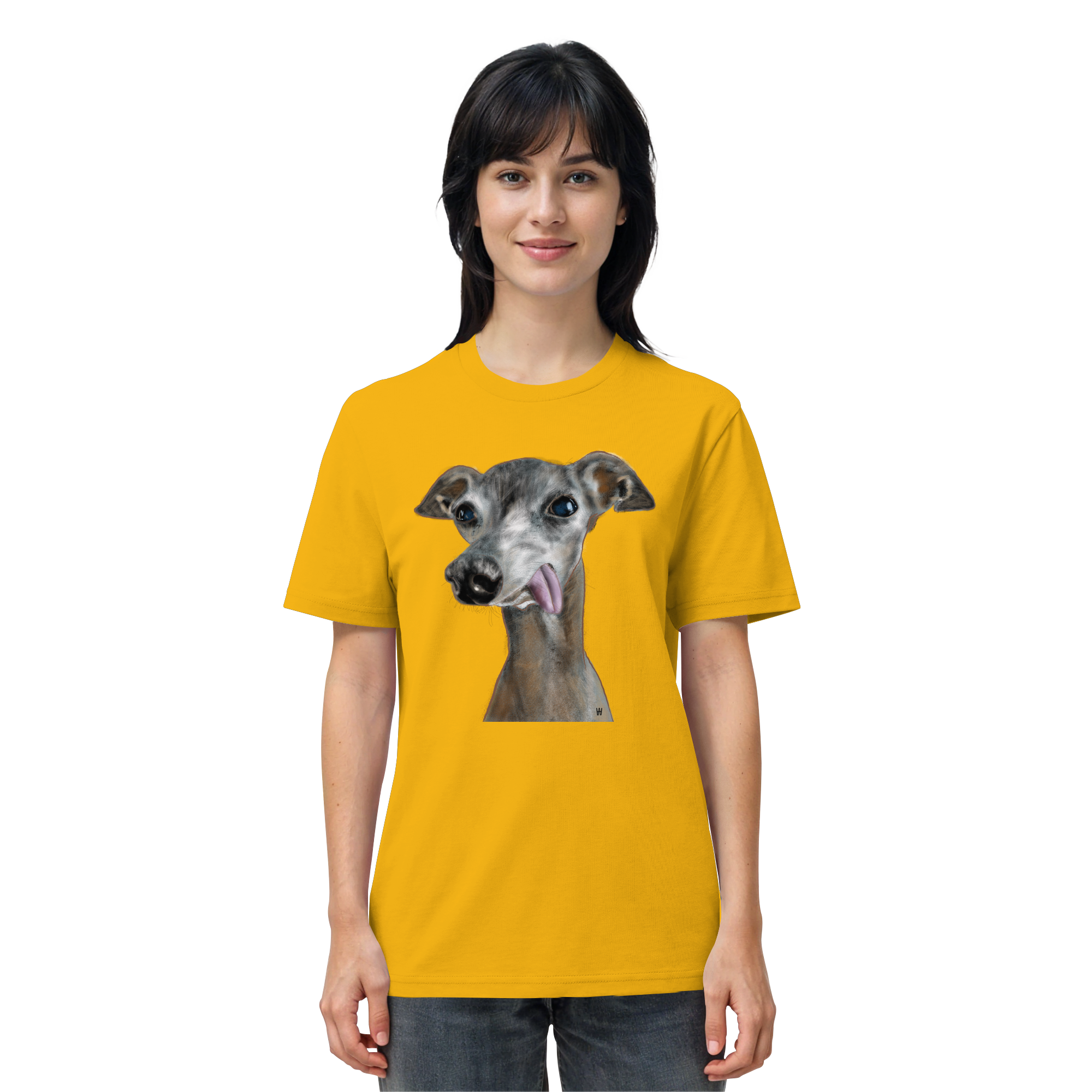 Italienisches Windspiel #8 ... Organic Unisex T-Shirt ... Lieblingsmomente