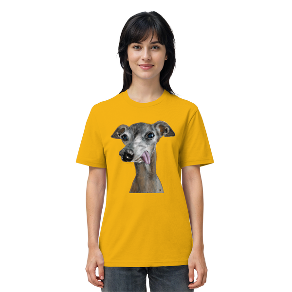 Italienisches Windspiel #8 ... Organic Unisex T-Shirt ... Lieblingsmomente