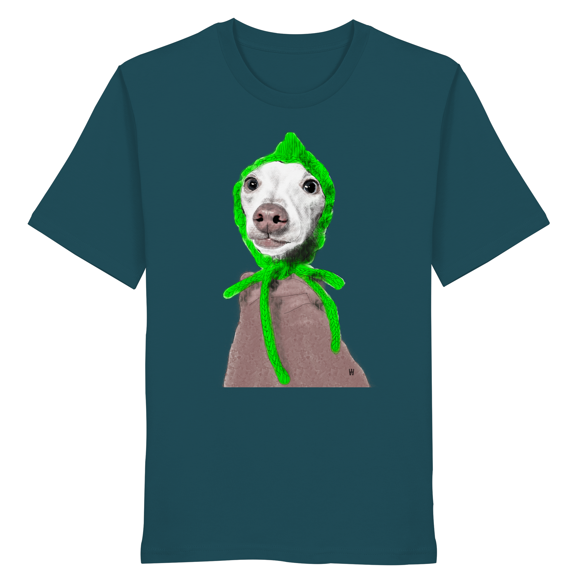 Italienisches Windspiel #13 ... Organic Unisex Shirt ... Seelenstudien