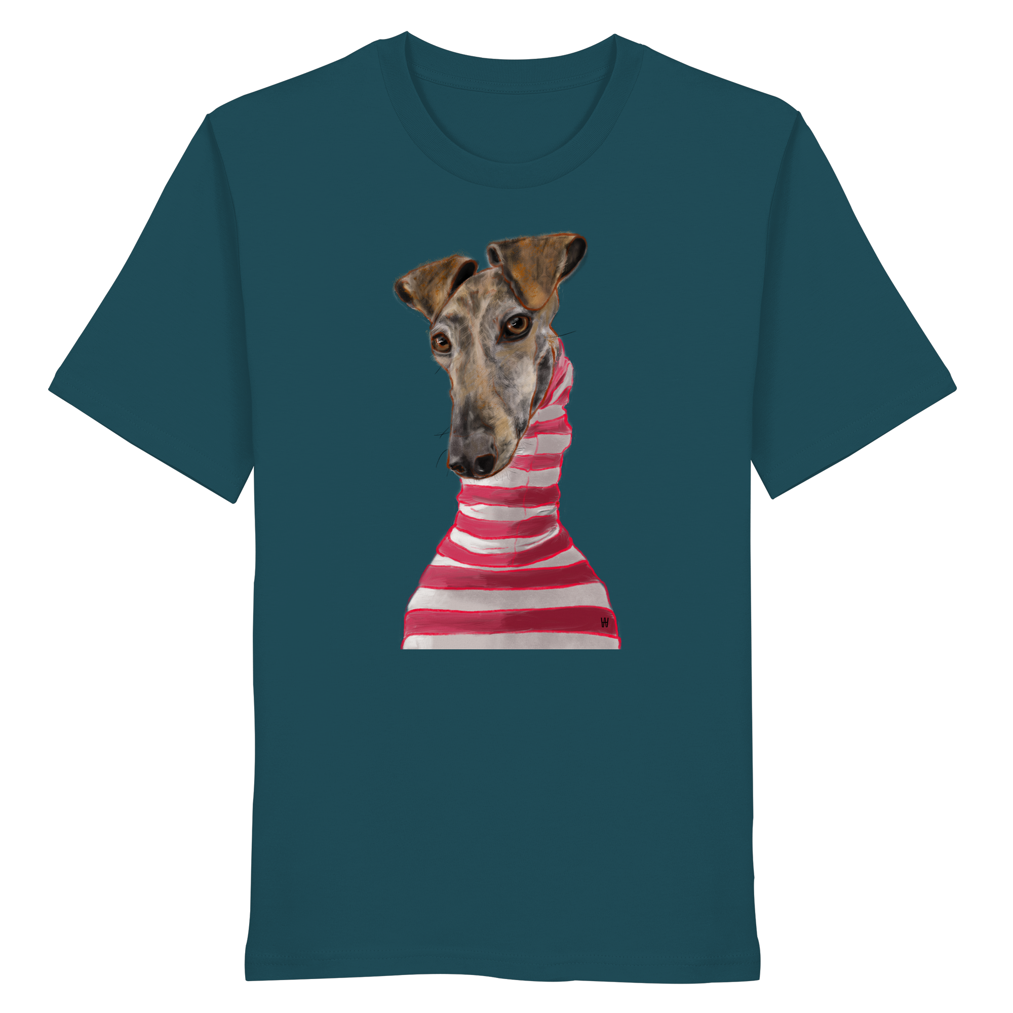 Galgo #2 ... Organic Unisex T-Shirt ... Charakterköpfe