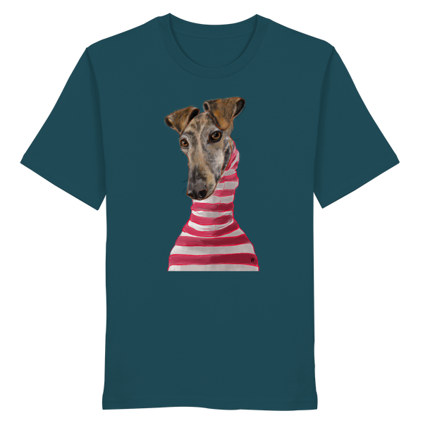 Galgo #2 ... Organic Unisex T-Shirt ... Charakterköpfe