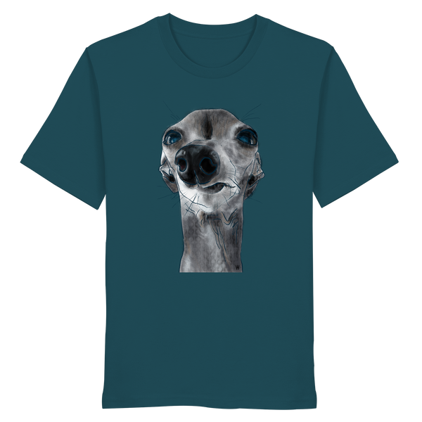 Italienisches Windspiel #6 ... Organic Unisex T-Shirt ... Charakterköpfe