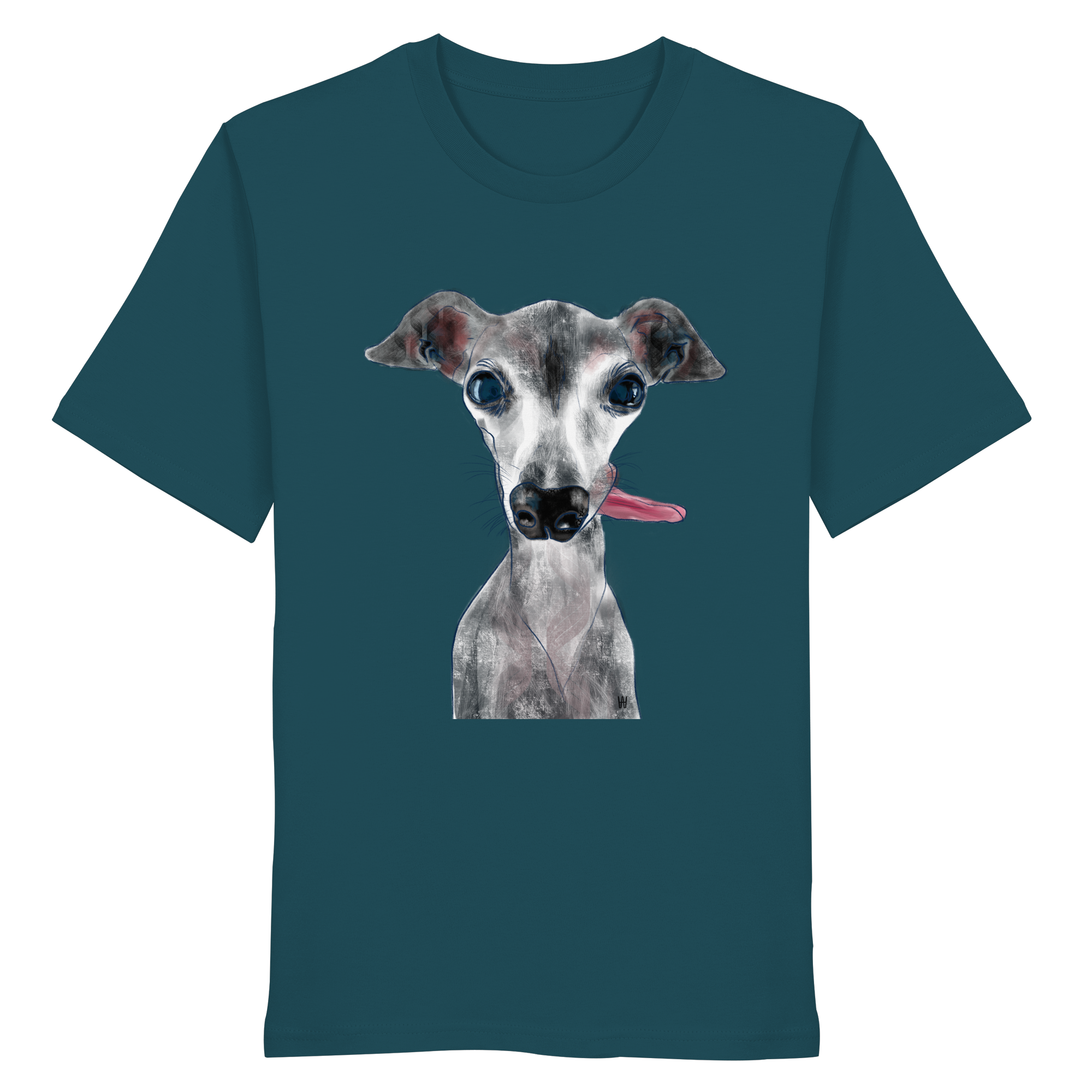 Italienisches Windspiel #11 ... Organic Unisex T-Shirt ... Lieblingsmomente