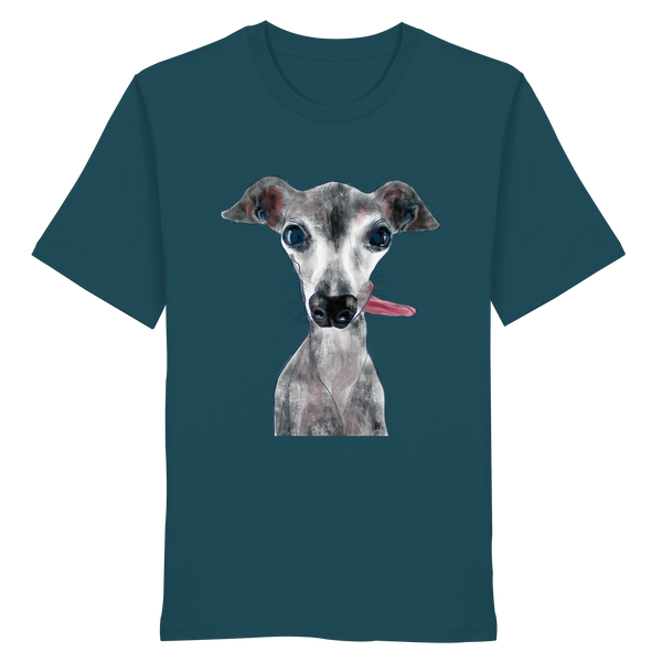 Italienisches Windspiel #11 ... Organic Unisex T-Shirt ... Lieblingsmomente