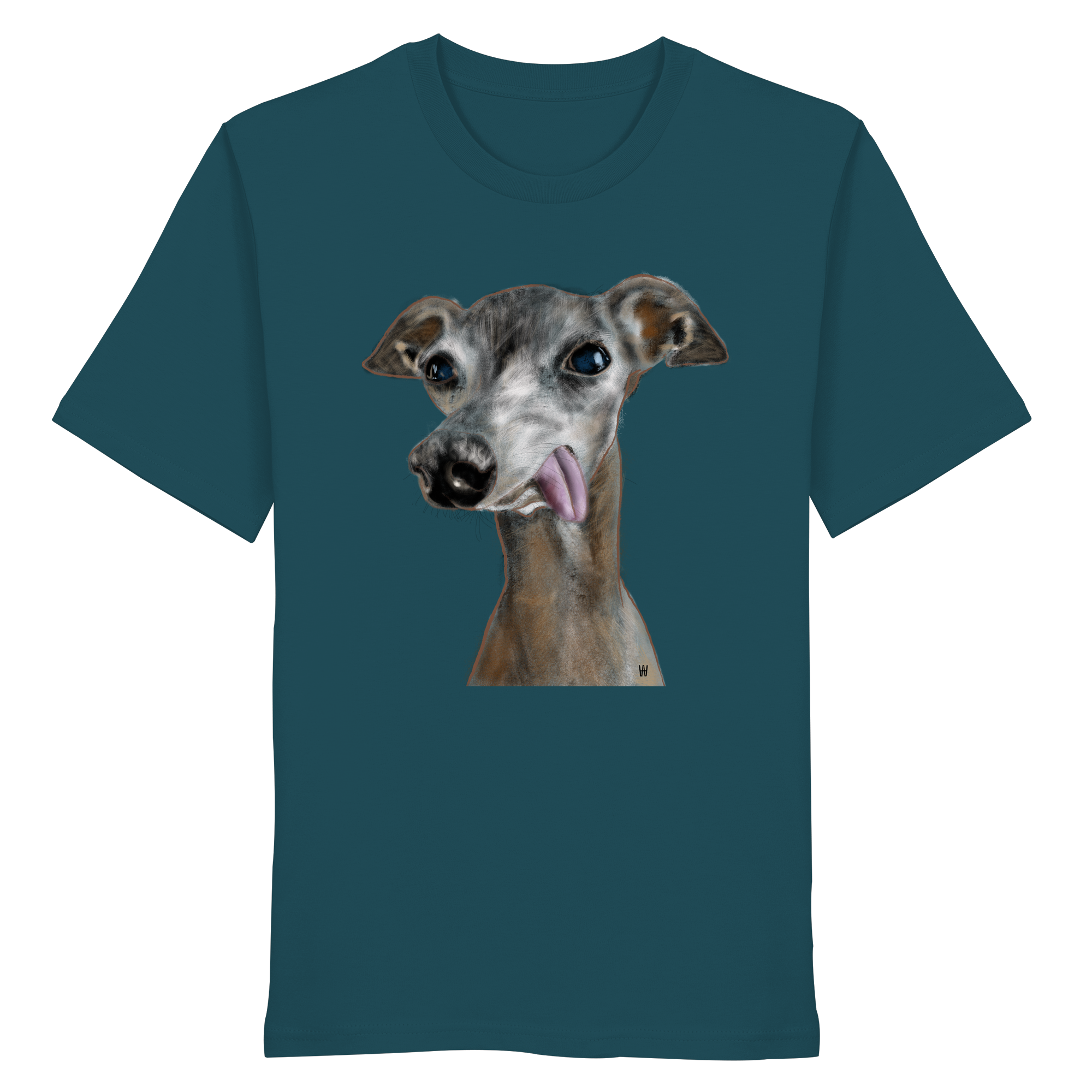 Italienisches Windspiel #8 ... Organic Unisex T-Shirt ... Lieblingsmomente