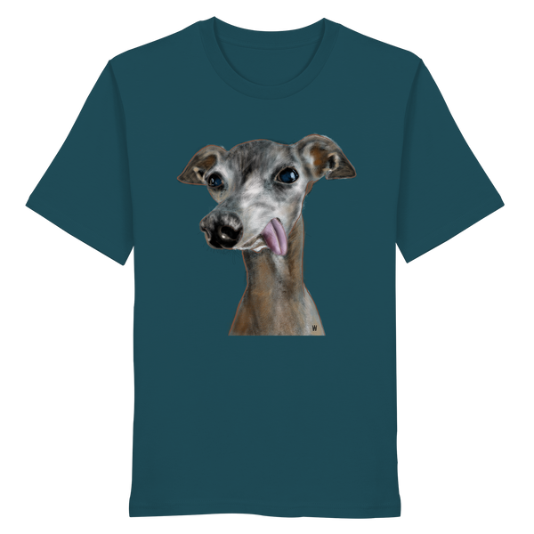 Italienisches Windspiel #8 ... Organic Unisex T-Shirt ... Lieblingsmomente
