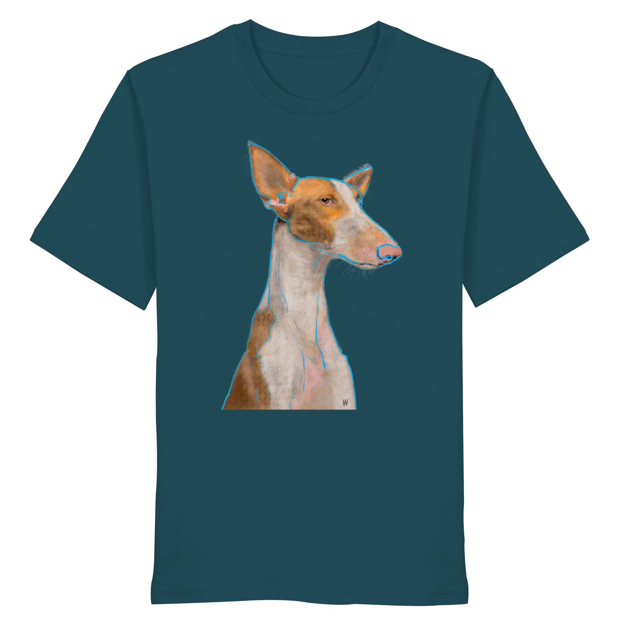 Podenco #3 ... Organic Unisex T-shirt ... Seelenstudien