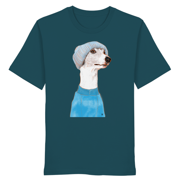 Whippet #3 ... Organic Unisex T-Shirt ... Charakterköpfe