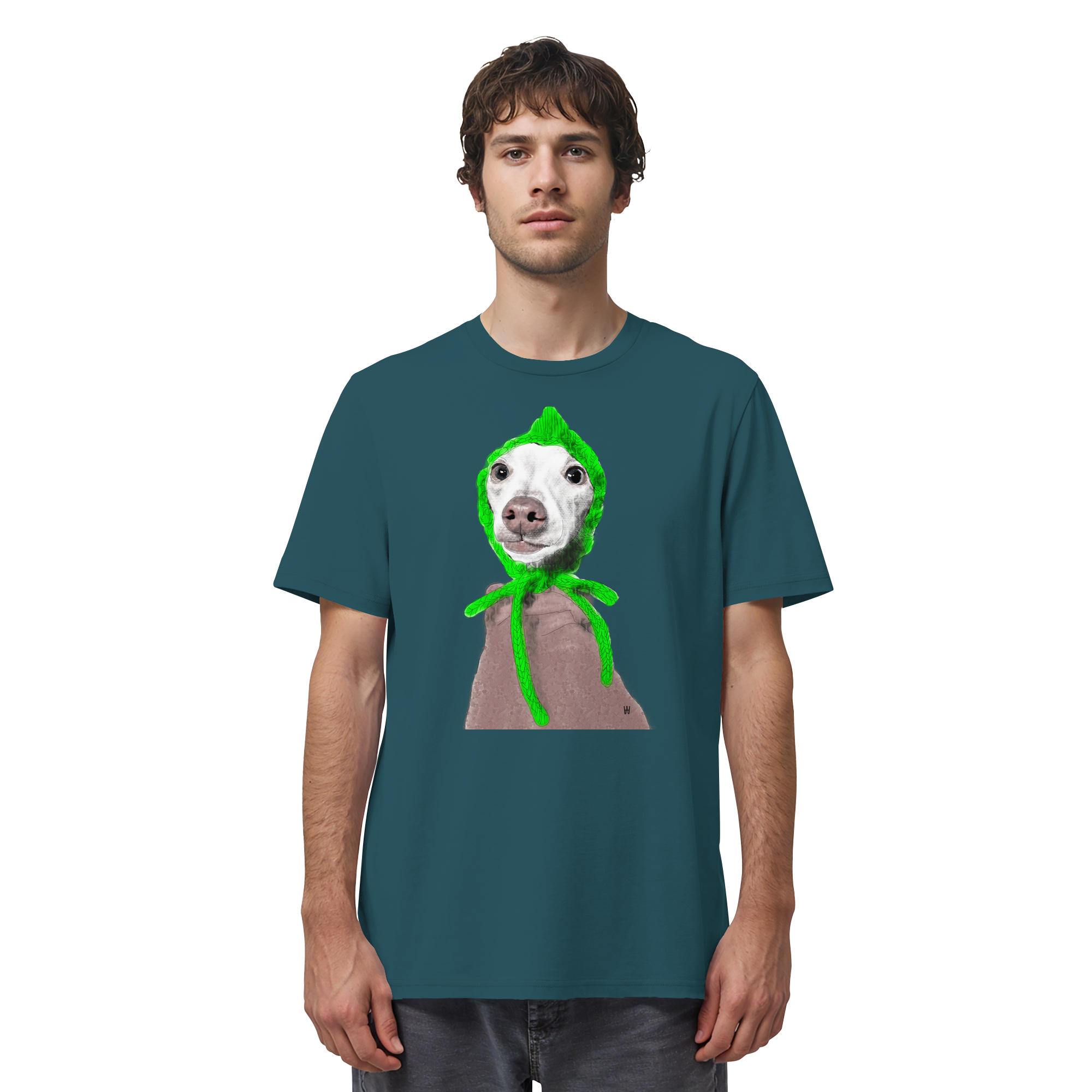 Italienisches Windspiel #13 ... Organic Unisex Shirt ... Seelenstudien