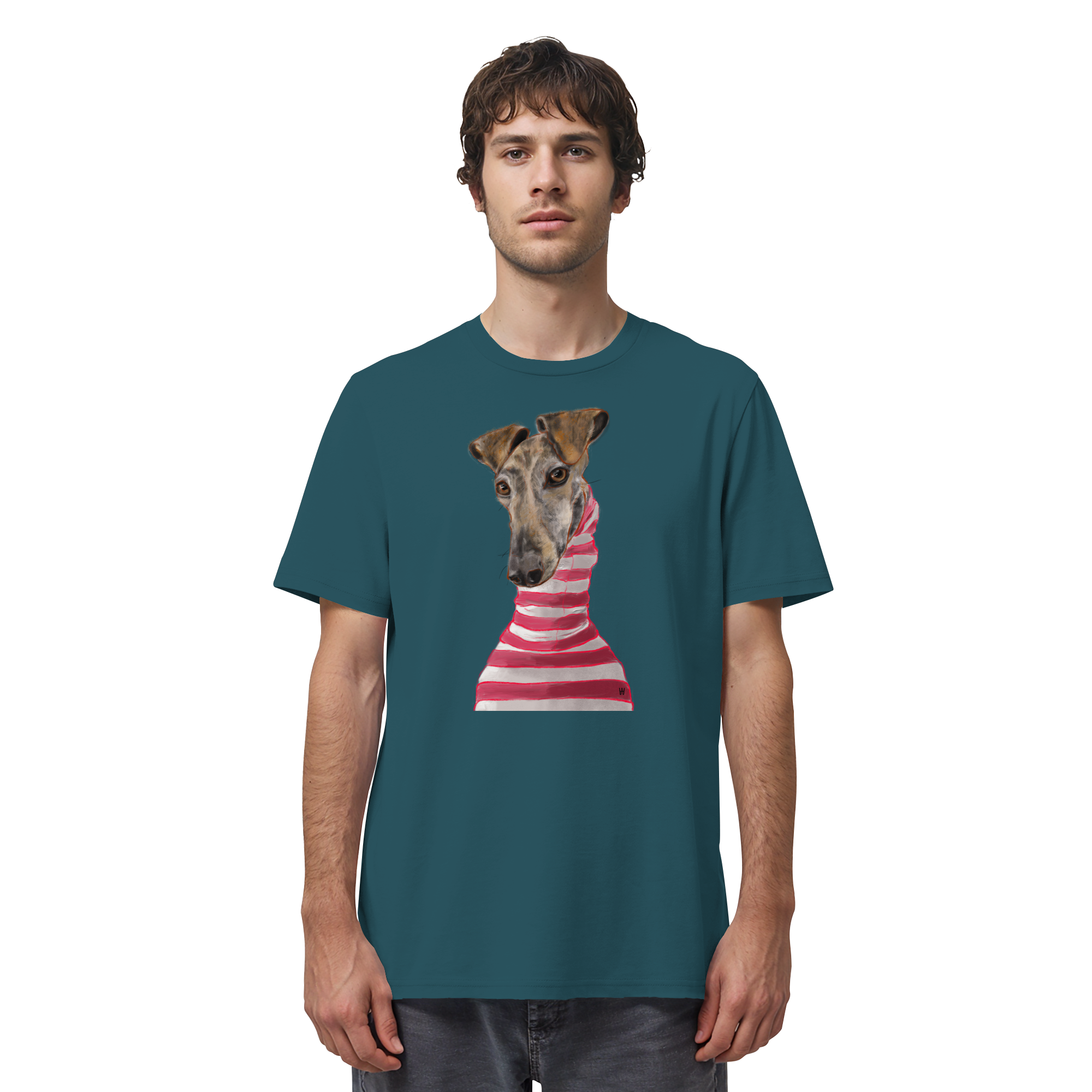 Galgo #2 ... Organic Unisex T-Shirt ... Charakterköpfe
