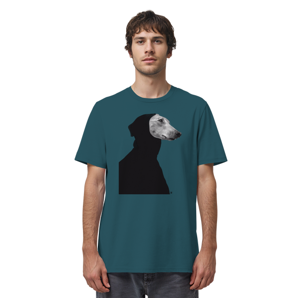 Whippet #12 ... Organic Unisex Shirt ... Charakterköpfe