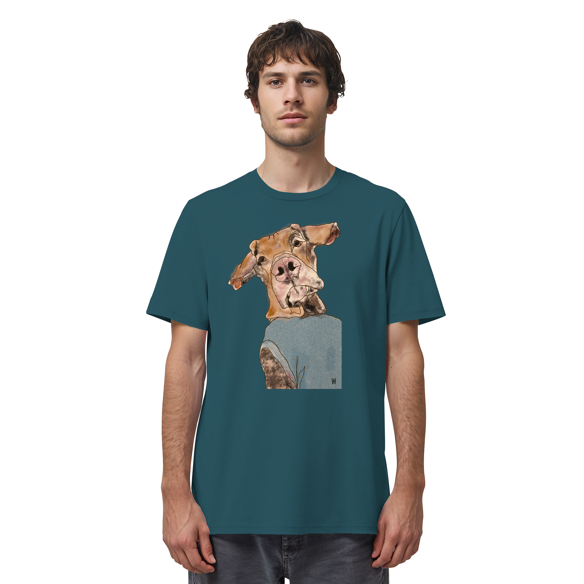 Magyar Vizsla #1 ... Organic Unisex Shirt ... Charakterköpfe