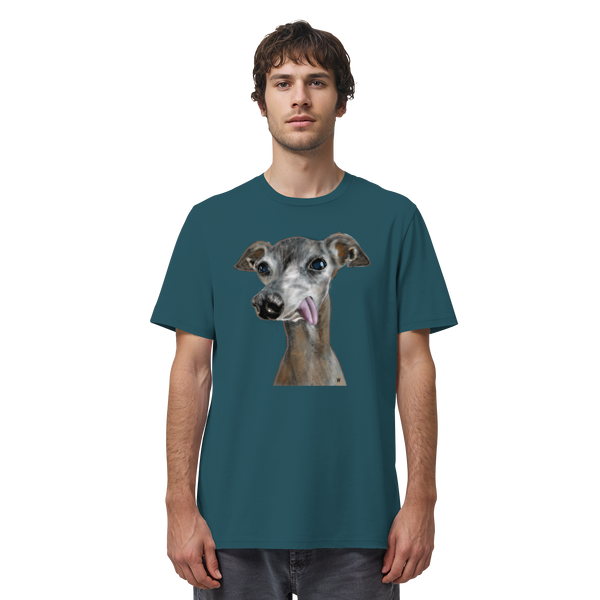 Italienisches Windspiel #8 ... Organic Unisex T-Shirt ... Lieblingsmomente