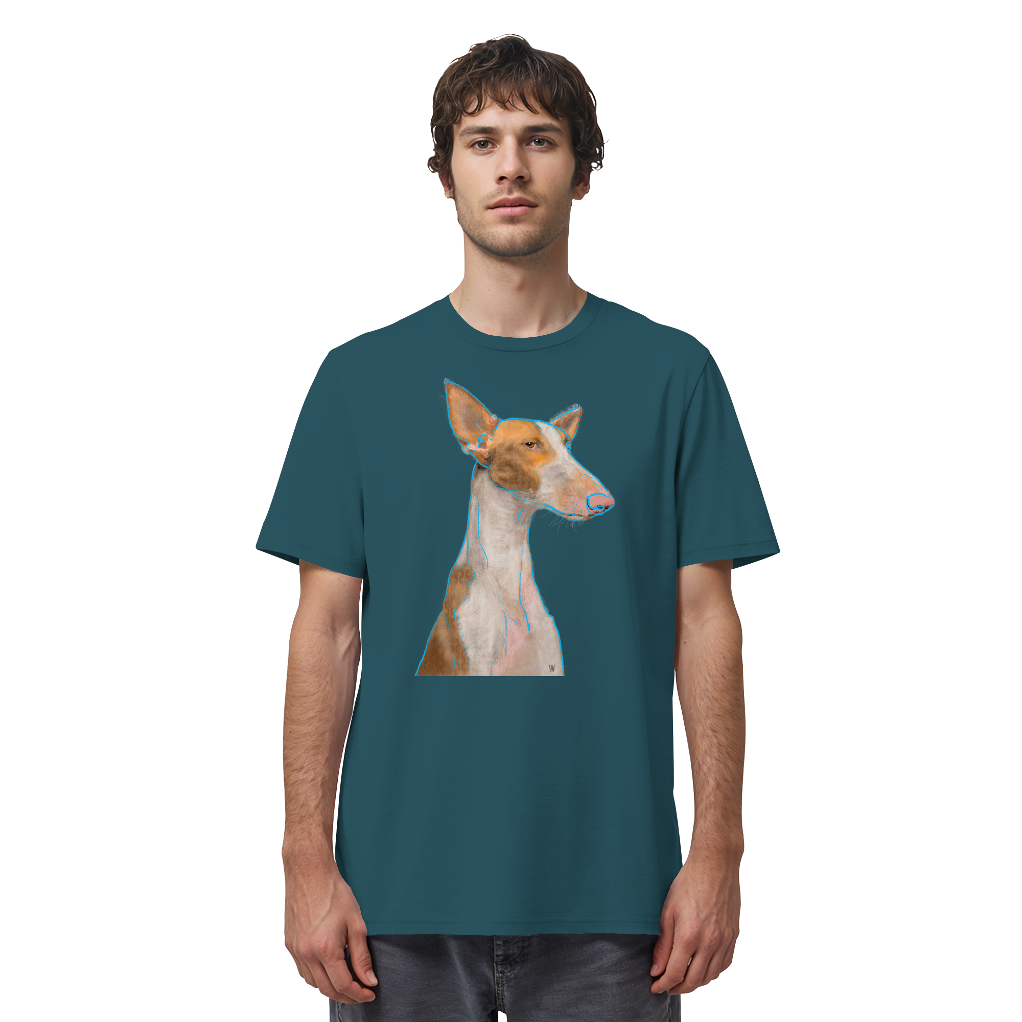 Podenco #3 ... Organic Unisex T-shirt ... Seelenstudien